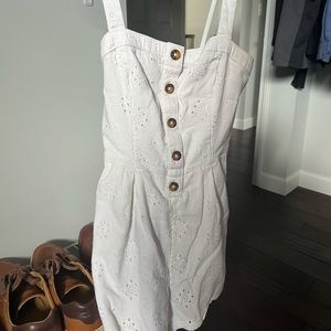 White romper from Hollister